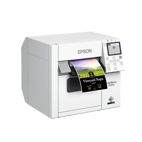 Epson CW-C4000e (mk) label printer Inkjet Colour 1200 x 1200 DPI 102 mm/sec Wired Image