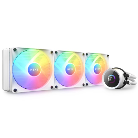 NZXT Kraken 360 RGB Processor All-in-one liquid cooler 12 cm White 1 pc(s) Image