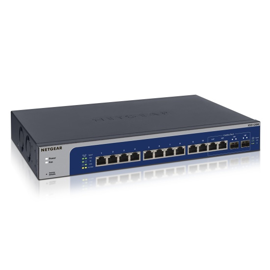NETGEAR XS512EM Managed L2 10G Ethernet (100/1000/10000) 1U Blue, Grey Image