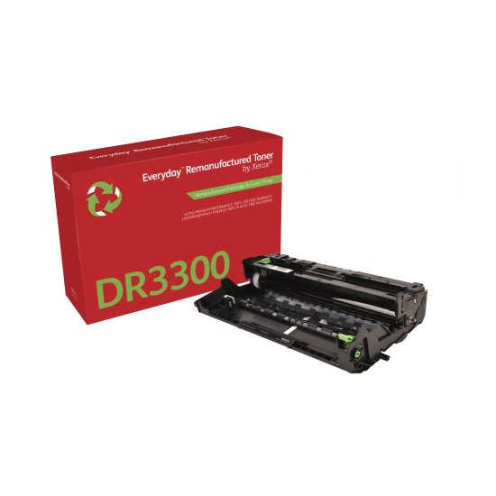 Everyday Remanufactured Everyday™ Mono Drum Remanufactured by Xerox compatible with Brother DR3300, Standard capacity Image