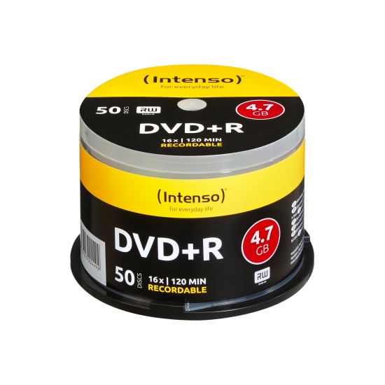 Intenso 4111155 blank DVD 4.7 GB DVD+R 50 pc(s) Image