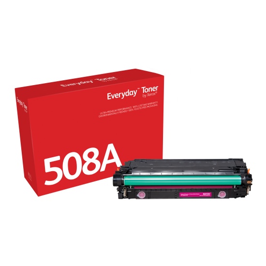 Everyday ™ Magenta Toner by Xerox compatible with HP 508A (CF363A/ CRG-040M), Standard capacity Image