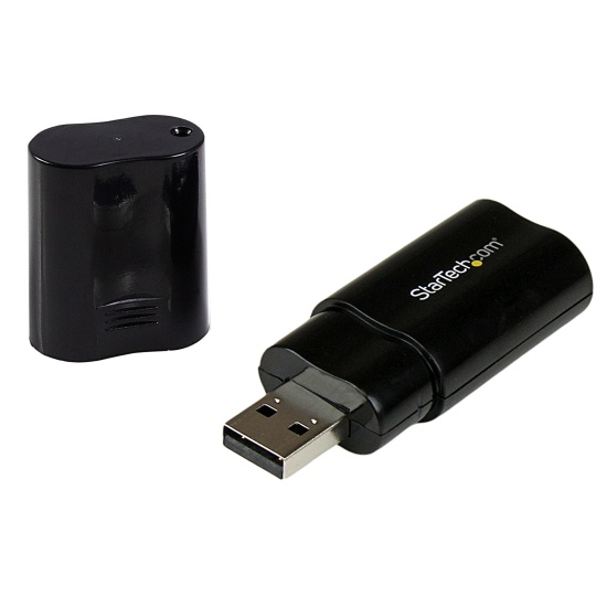 StarTech.com USB Stereo Audio Adapter External Sound Card Image