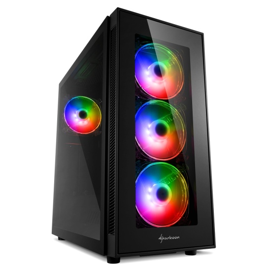 Sharkoon TG5 Pro RGB Midi Tower Black Image