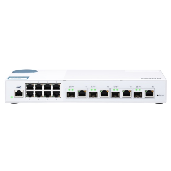 QNAP QSW-M408-4C network switch Managed L2 Gigabit Ethernet (10/100/1000) White Image