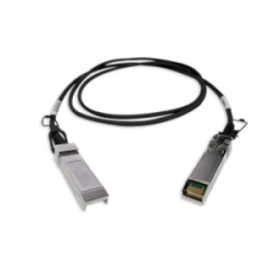 QNAP CAB-DAC15M-SFPP-A02 fibre optic cable 1.5 m SFP+ DAC Black Image