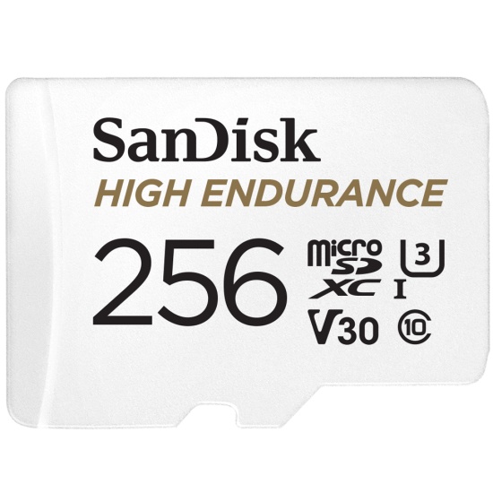 SanDisk High Endurance 256 GB MicroSDXC UHS-I Class 10 Image