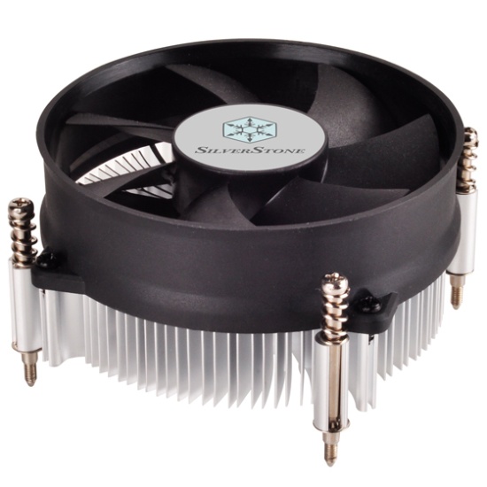 Silverstone NT09-115X Processor Cooler 9.2 cm Aluminium, Black Image