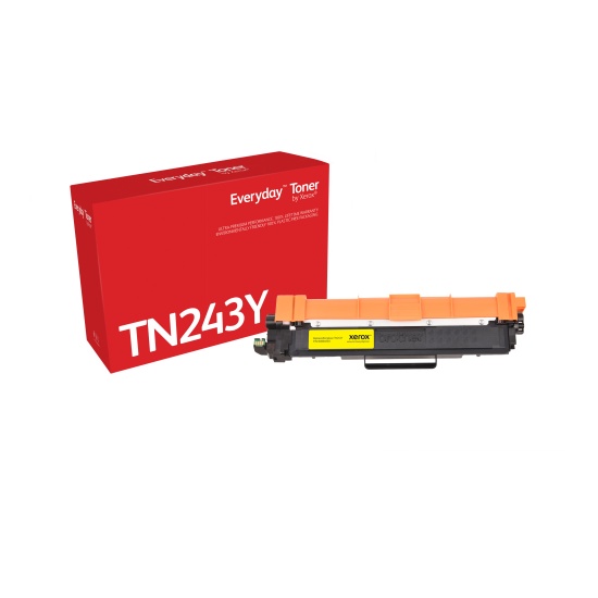 Everyday (TM) Yellow Toner by Xerox compatible with Brother TN-243Y, Standard Yield Image