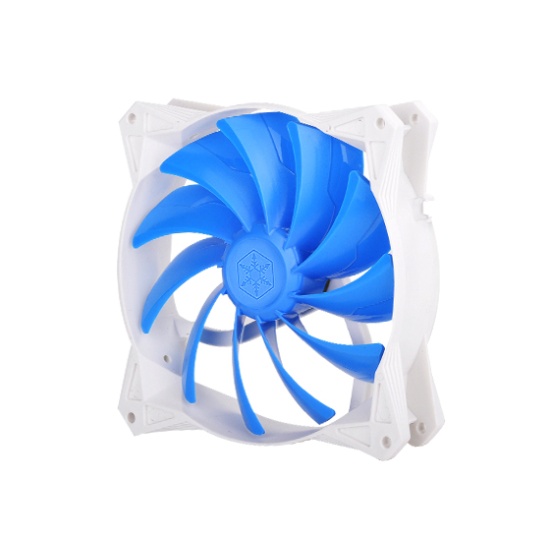 Silverstone SST-FQ122 computer cooling system Computer case Fan 12 cm Blue, White Image