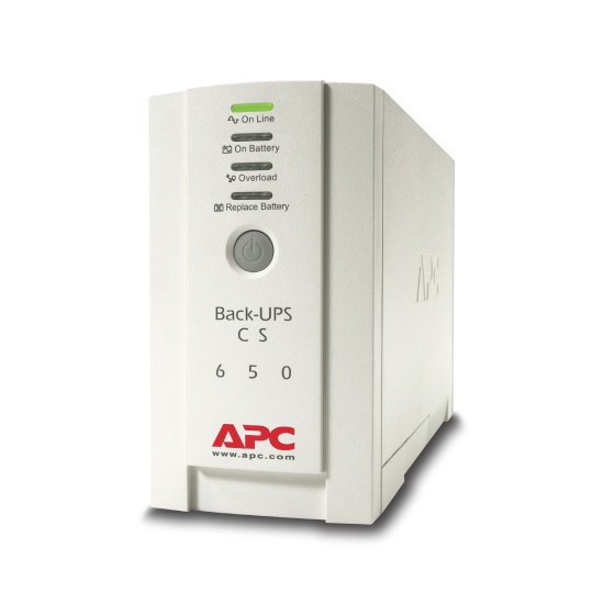 APC Back-UPS uninterruptible power supply (UPS) Standby (Offline) 0.65 kVA 400 W 4 AC outlet(s) Image