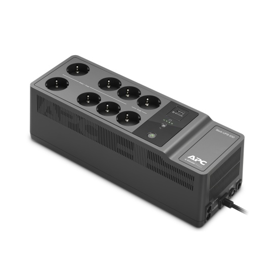 APC Back-UPS 650VA 230V 1 USB charging port - (Offline-) USV uninterruptible power supply (UPS) Standby (Offline) 0.65 kVA 400 W 8 AC outlet(s) Image