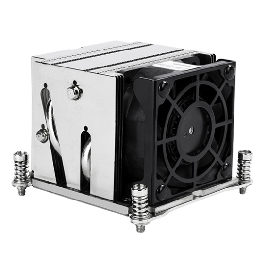 Silverstone XE02-2066 Processor Cooler 6 cm Black, Stainless steel Image