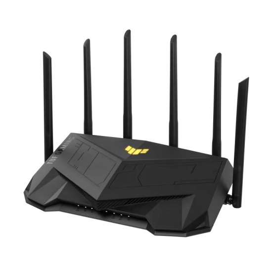 ASUS TUF Gaming AX6000 wireless router Gigabit Ethernet Dual-band (2.4 GHz / 5 GHz) Black Image