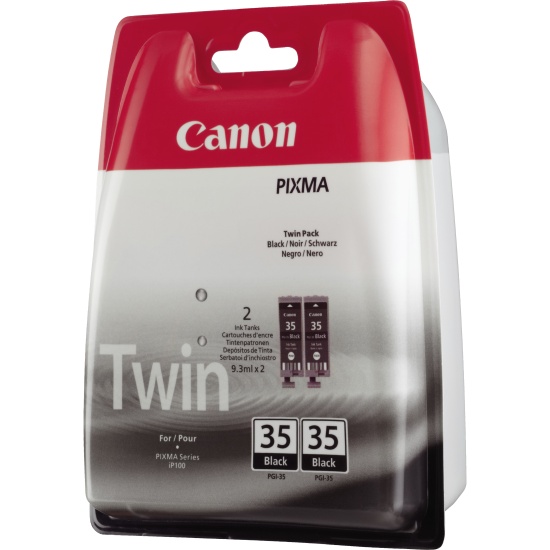 Canon PGI-35BK Black Ink Cartridge (Twin Pack) Image