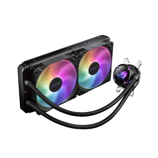 ASUS ROG STRIX LC II 280 ARGB Processor All-in-one liquid cooler 14 cm Black 1 pc(s) Image