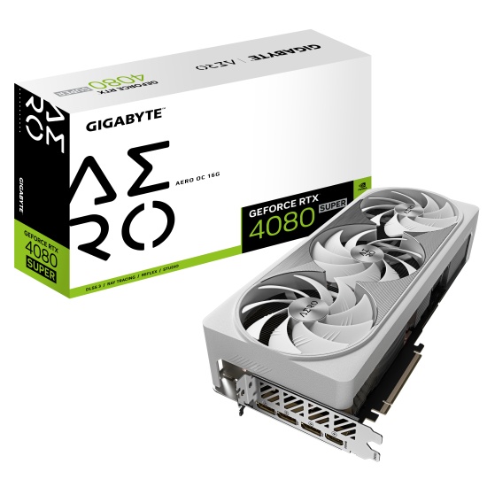 Gigabyte AERO GeForce RTX 4080 SUPER OC 16G NVIDIA 16 GB GDDR6X Image