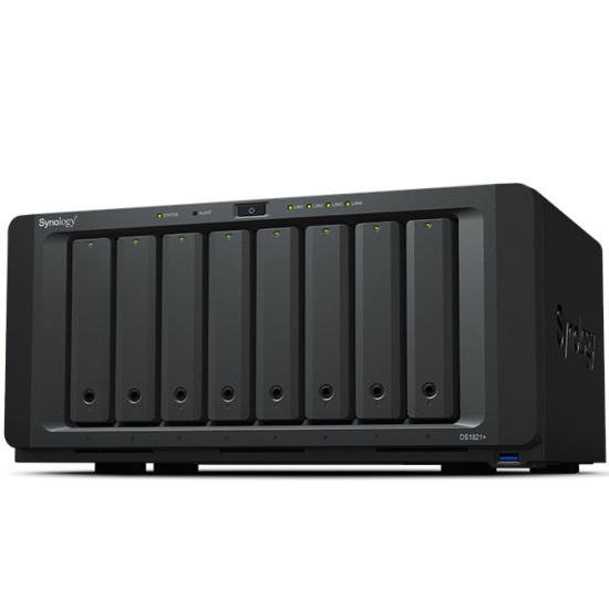 Synology DiskStation DS1821+ NAS/storage server Tower Ethernet LAN Black V1500B Image