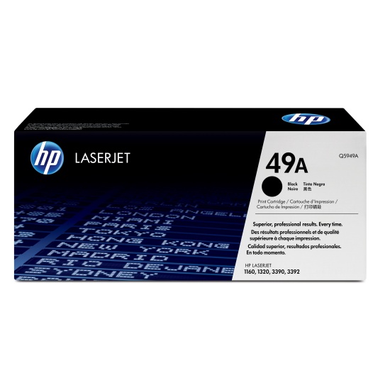 HP 49A Black Original LaserJet Toner Cartridge Image