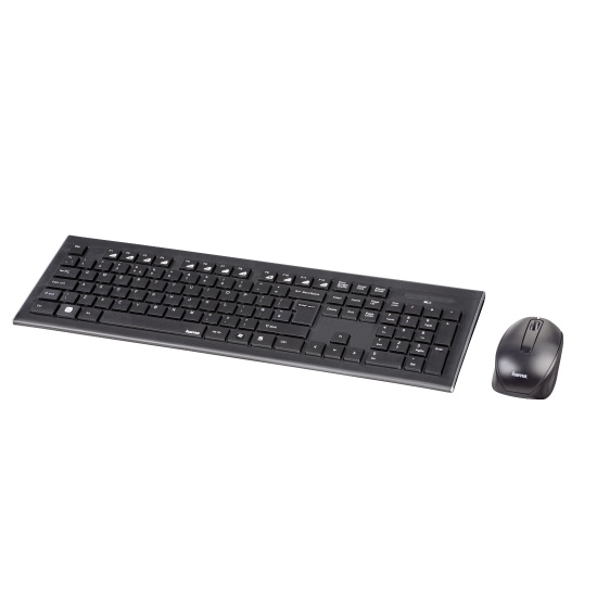 Hama 73182664 keyboard Mouse included UK English Black Image