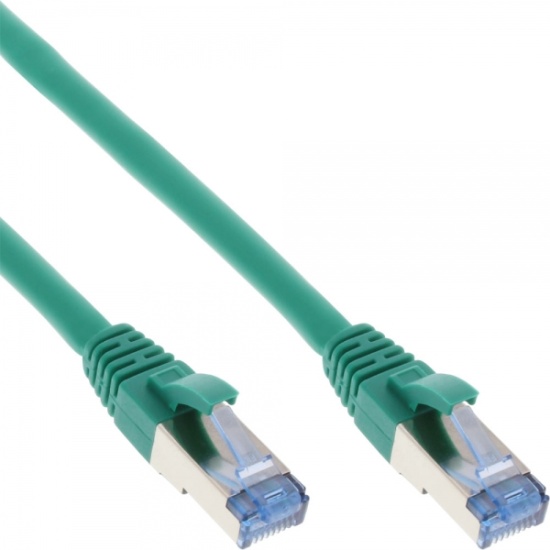 InLine 4043718088706 networking cable Green 10 m Cat6a S/FTP (S-STP) Image