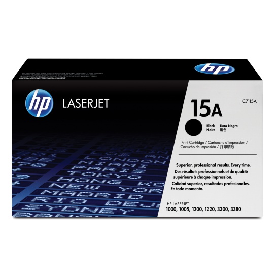 HP 15A Black Original LaserJet Toner Cartridge Image