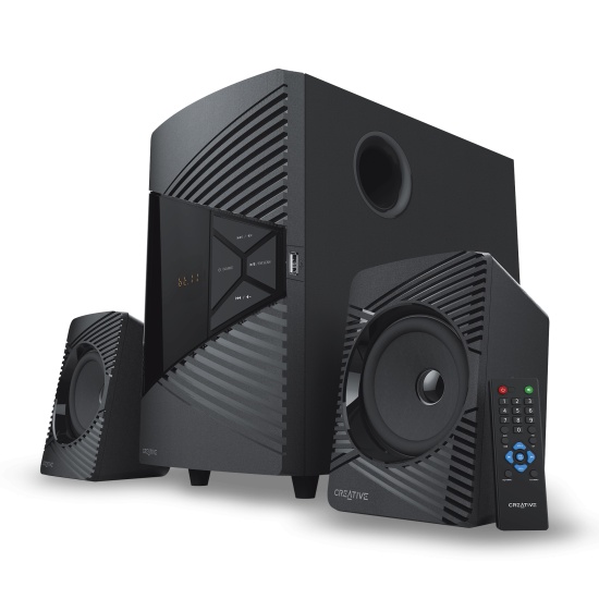 Creative Labs SBS E2500 speaker set 30 W Universal Black 2.1 channels 1-way 7.5 W Bluetooth Image
