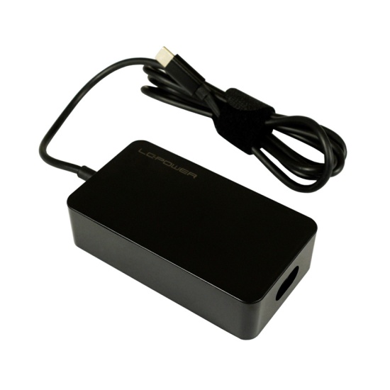 LC-Power LC-NB-PRO-45-C power adapter/inverter Indoor 45 W Black Image