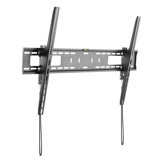 StarTech.com TV Wall Mount supports 60-100 inch VESA Displays (165lb/75kg) - Heavy Duty Tilting Universal TV Wall Mount - Adjustable Mounting Bracket for Large Flat Screens - Low Profile Image