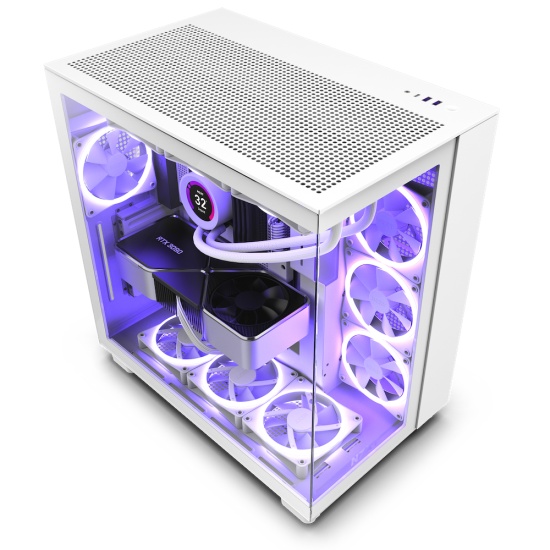 NZXT H9 All white Midi Tower Image