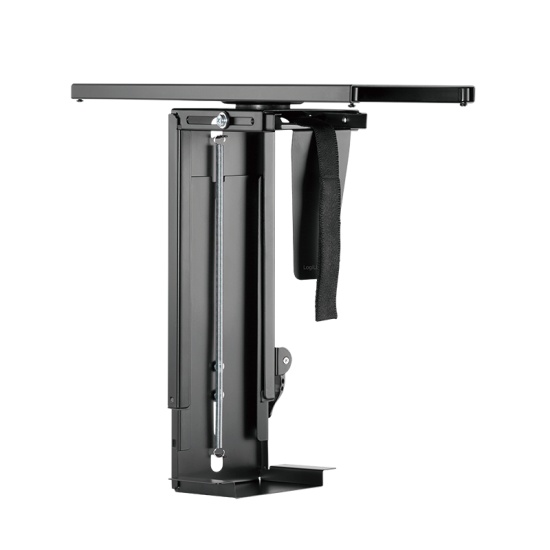 LogiLink EO0031 CPU holder Desk-mounted CPU holder Black Image