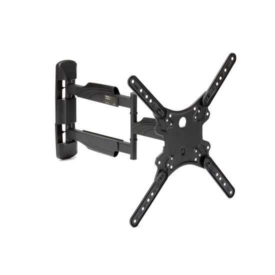 StarTech.com Full Motion TV Wall Mount - 32-55 inch (77lb/35kg) VESA Displays - Low Profile Universal Flat Screen TV Wall Mount - Heavy Duty Adjustable Tilt/Swivel Articulating Arm Bracket Image