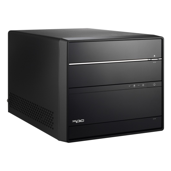 Shuttle XPC cube Barebone SH570R6 - S1200, Intel H570, 1x PCIe X16, 1x PCIe X4, 2x M.2, 2xDP, 1xHDMI, 2x LAN, 1x 5.25