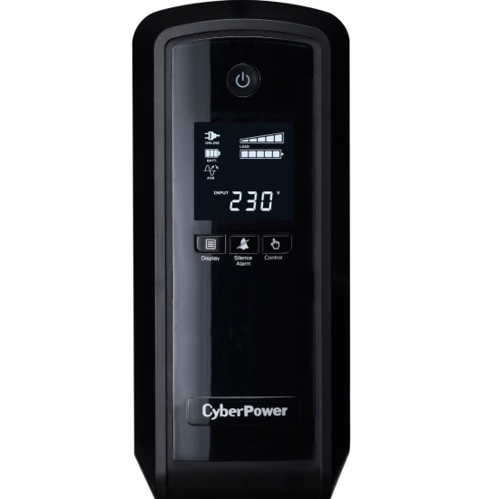 CyberPower CP550EPFCLCD uninterruptible power supply (UPS) Line-Interactive 0.55 kVA 330 W 6 AC outlet(s) Image