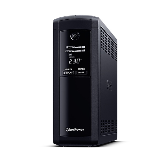 CyberPower VP1200EILCD uninterruptible power supply (UPS) Line-Interactive 1.2 kVA 720 W 8 AC outlet(s) Image