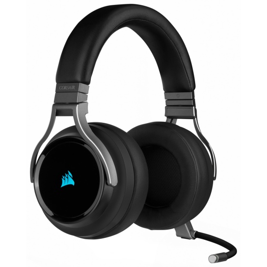Corsair Virtuoso RGB Headset Wired & Wireless Head-band Gaming USB Type-A Carbon Image