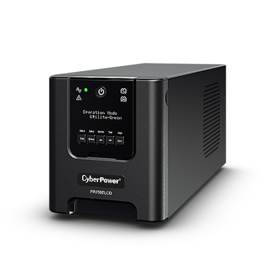 CyberPower PR750ELCDGR uninterruptible power supply (UPS) Line-Interactive 0.75 kVA 675 W 4 AC outlet(s) Image