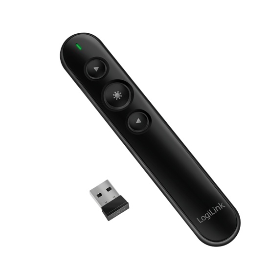 LogiLink ID0190 wireless presenter RF Black Image