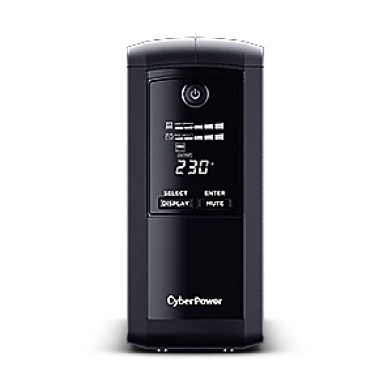 CyberPower VP1000ELCD uninterruptible power supply (UPS) Line-Interactive 1 kVA 550 W 3 AC outlet(s) Image