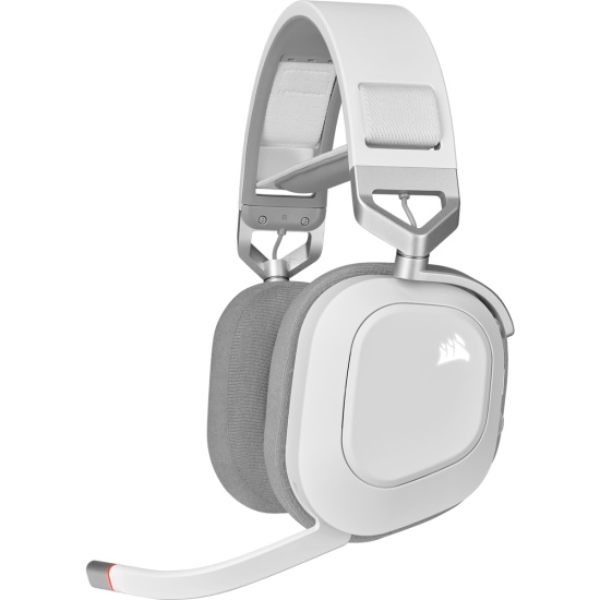Corsair HS80 RGB Headset Wireless Head-band Gaming White Image