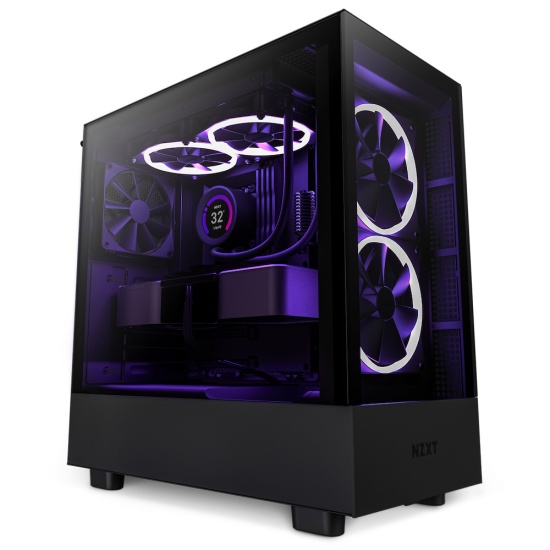 NZXT H5 Elite Midi Tower Black, Transparent Image