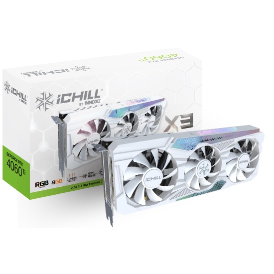 Inno3D C406T3-08D6X-17113280 graphics card NVIDIA GeForce RTX 4060 Ti 8 GB GDDR6 Image