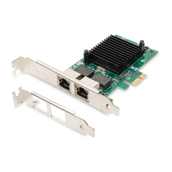 Digitus Gigabit Ethernet PCI Express Card, 2-port Image