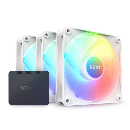 NZXT F120 Core RGB Computer case Fan 12 cm White 3 pc(s) Image