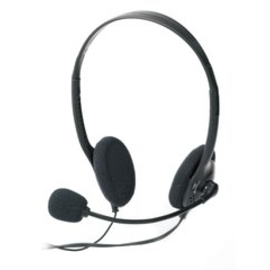 Ednet Headset Wired Calls/Music Black Image