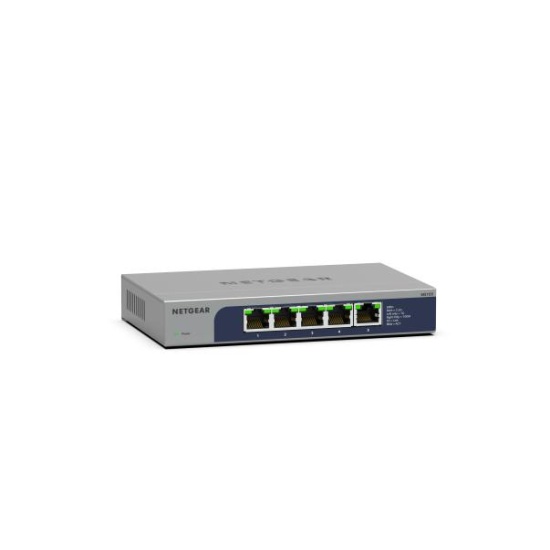 NETGEAR MS105-100EUS network switch Unmanaged 2.5G Ethernet (100/1000/2500) Power over Ethernet (PoE) 1U Image