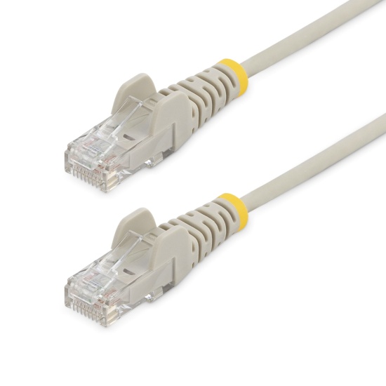StarTech.com 0.5 m CAT6 Cable - Slim - Snagless RJ45 Connectors - Grey Image