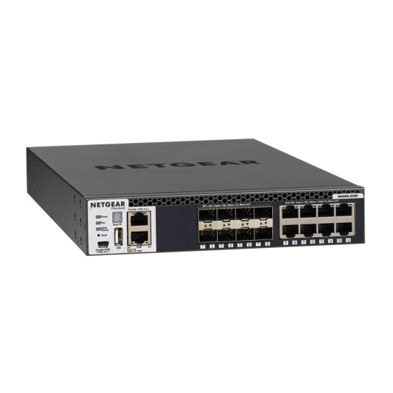 NETGEAR M4300-8X8F Managed L3 10G Ethernet (100/1000/10000) 1U Black Image