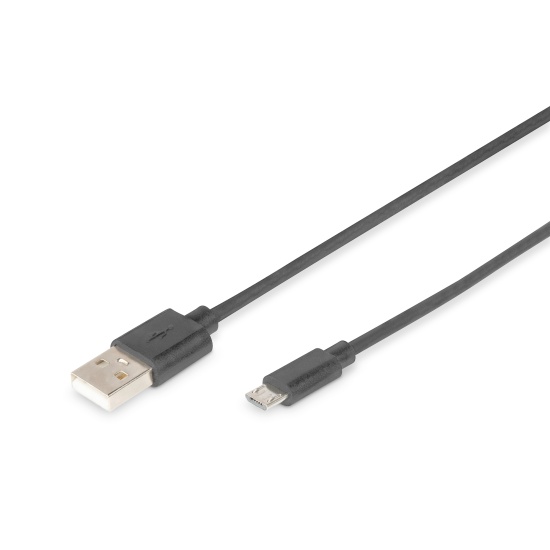Digitus USB 2.0 connection cable - USB A - Micro B Image