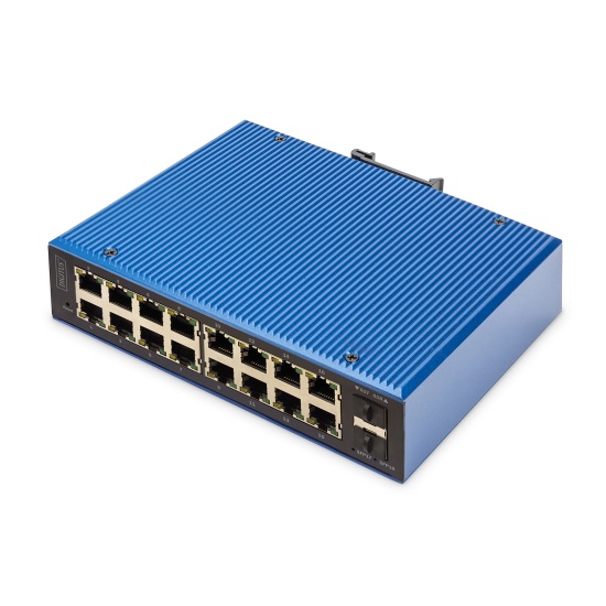 Digitus Industrial 16+2 -Port L2 managed Gigabit Ethernet Switch Image